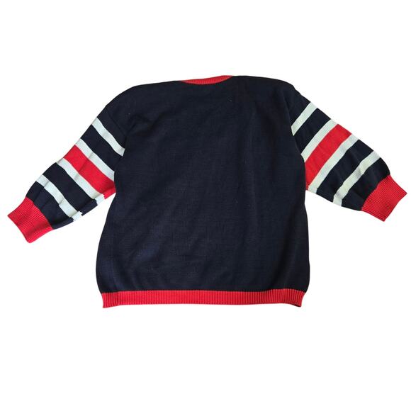 Lilly of California Womens Vintage 70s Deadstock Preppy Old Money Golf Sweater L - Picture 6 of 11